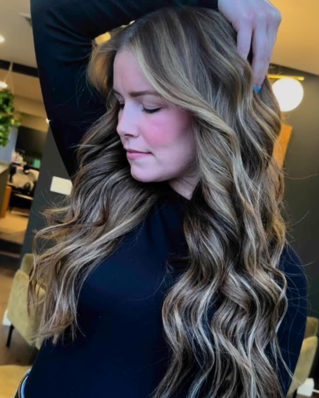 20 inch Caramel Swirl Extensions  by Katelyn