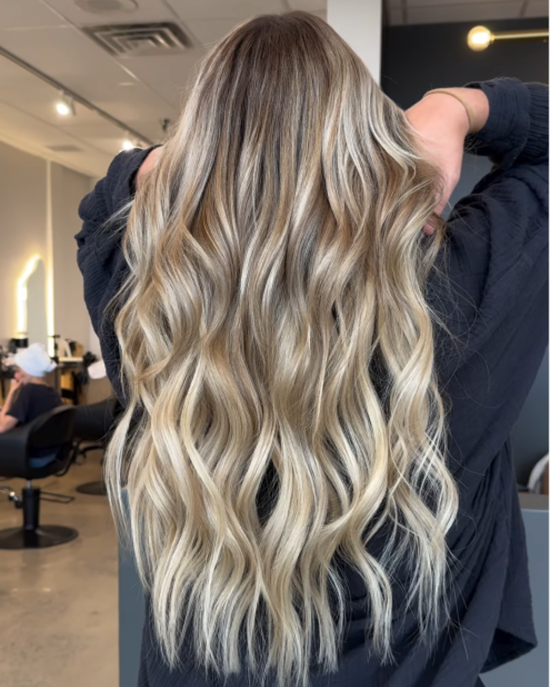 3 Rows of Custom Colored Extensions by Mayce