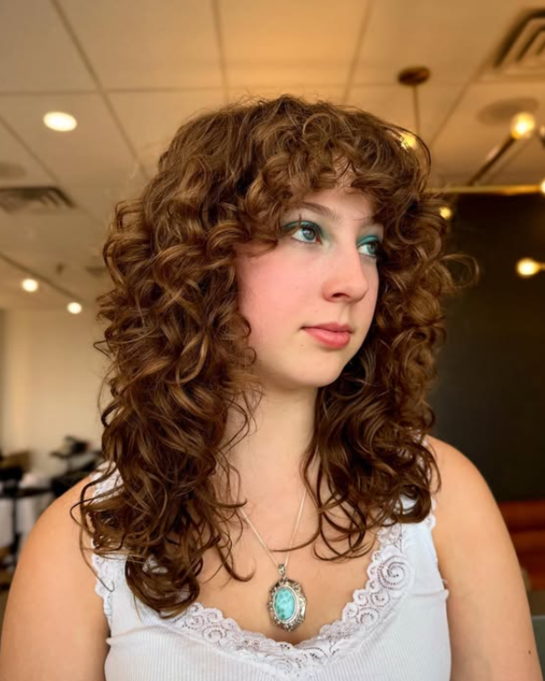 Curly Hair Cut by Mayce