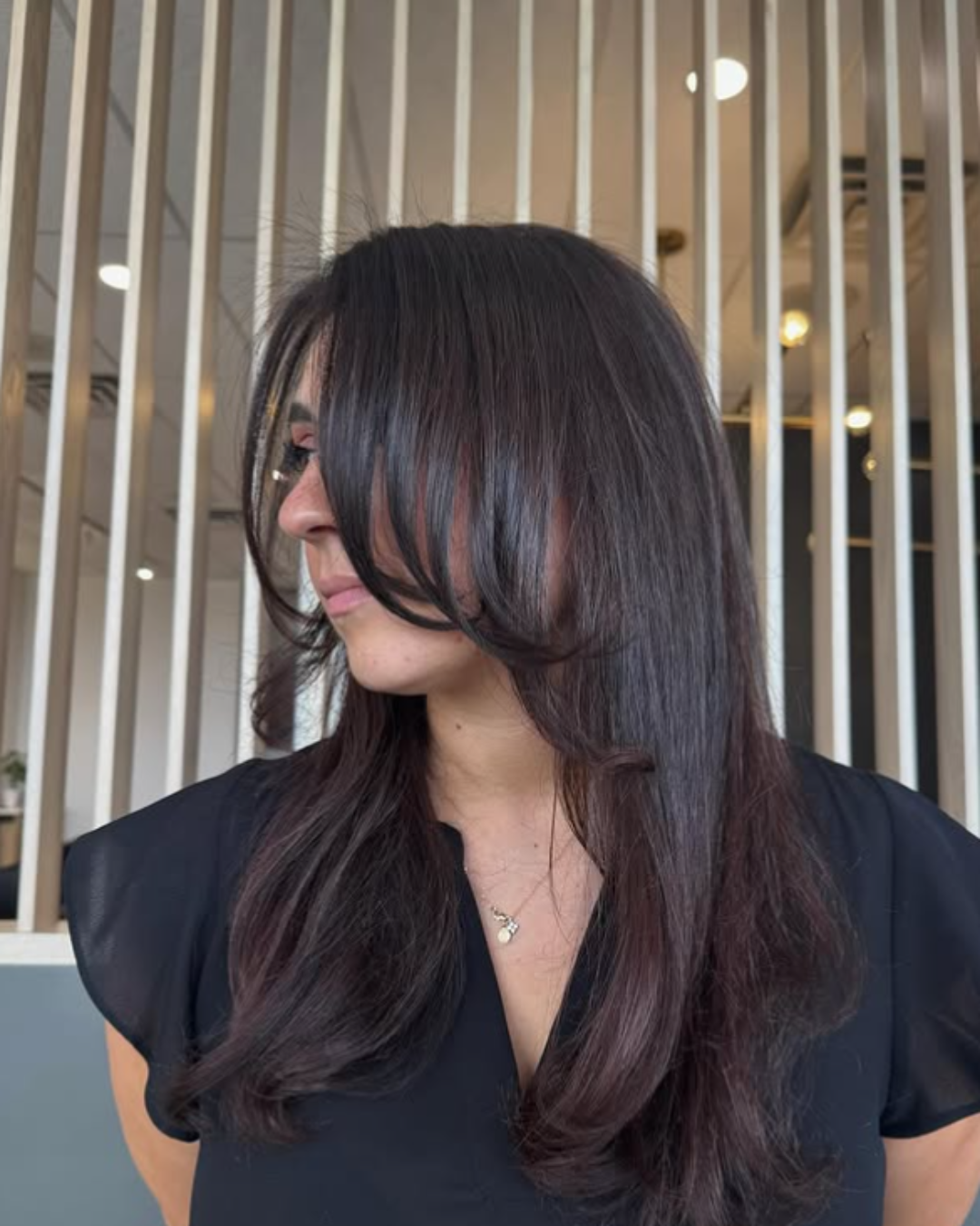 Face Framing Cut and Color by Ashley