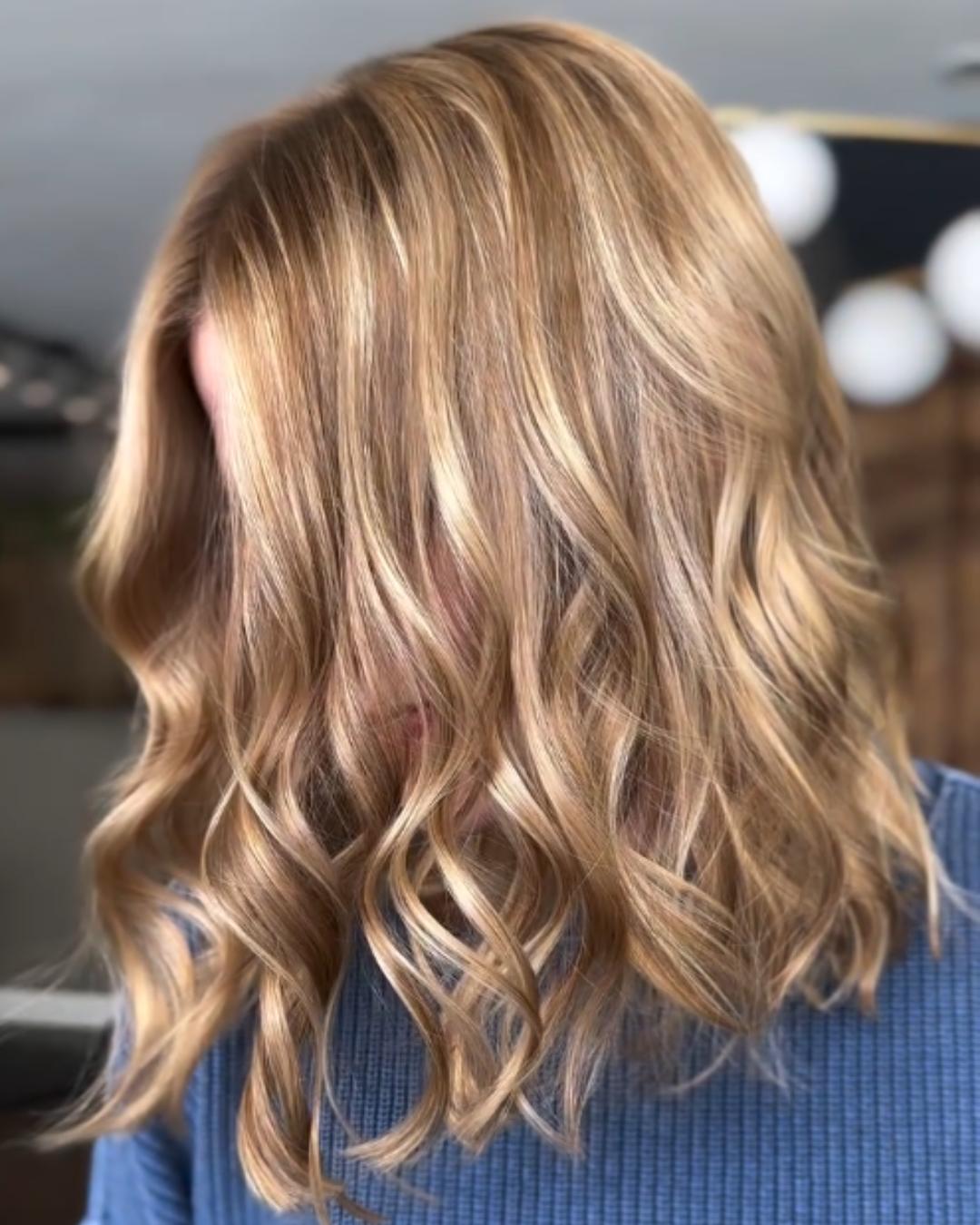 Golden Honey Blonde Balayage by Selina